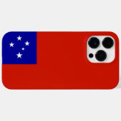 Samoa-Flagge Case-Mate iPhone Hülle (Rückseite (Horizontal))
