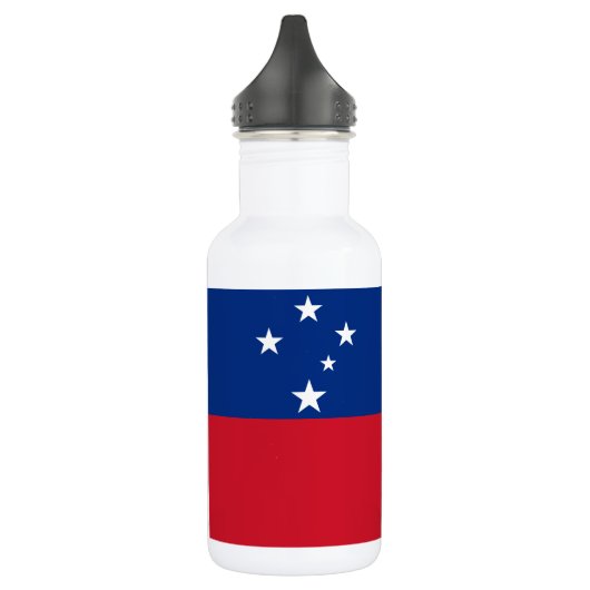 Samoa-Flagge Edelstahlflasche (Links)