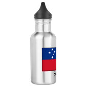 Samoa-Flagge Edelstahlflasche (Links)