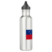 Samoa-Flagge Edelstahlflasche (Links)