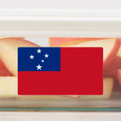 Samoa-Flagge Etiketten (Befestigt)