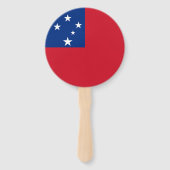 Samoa-Flagge Fächer (Rückseite)