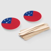Samoa-Flagge Fächer (Non-assembled)