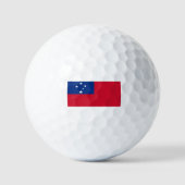 Samoa-Flagge, Flagge von Samoa Golfball (Vorderseite)