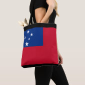 Samoa-Flagge, Flagge von Samoa Tasche (Von Nahem)