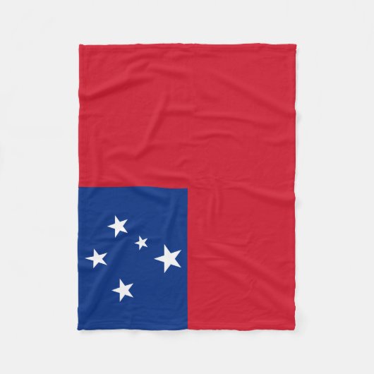 Samoa-Flagge Fleecedecke (Vorderseite)