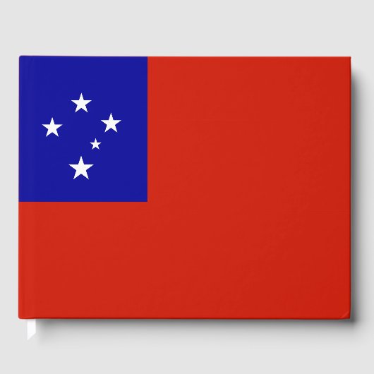 Samoa-Flagge Gästebuch (Vorderseite)