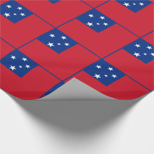 Samoa-Flagge Geschenkpapier