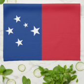 Samoa-Flagge Geschirrtuch (Gefaltet)