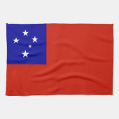 Samoa-Flagge Geschirrtuch (Horizontal)
