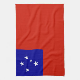 Samoa-Flagge Geschirrtuch