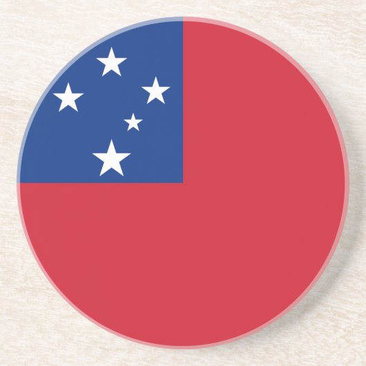 Samoa-Flagge Getränkeuntersetzer (Vorne)