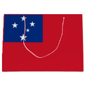 Samoa-Flagge Große Geschenktüte (Vorderseite)