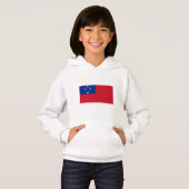 Samoa-Flagge Hoodie (Vorne ganz)