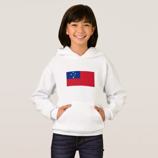 Samoa-Flagge Hoodie (Vorne ganz)