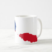 Samoa-Flagge Kaffeetasse (VorderseiteRechts)