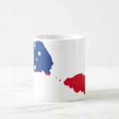 Samoa-Flagge Kaffeetasse (Mittel)