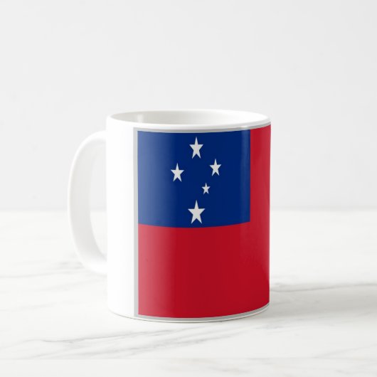 Samoa - Flagge - Kaffeetasse (Vorderseite Links)