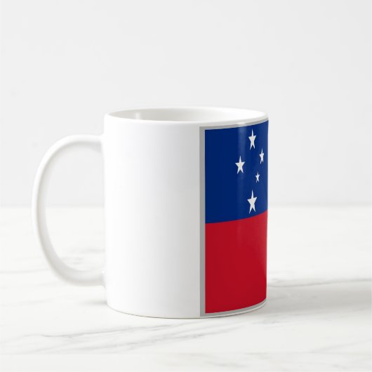 Samoa - Flagge - Kaffeetasse (Links)