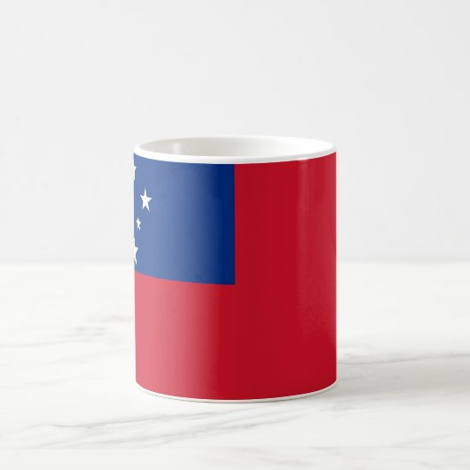 Samoa-Flagge Kaffeetasse (Mittel)