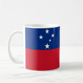 Samoa-Flagge Kaffeetasse (Links)