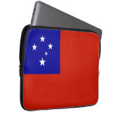 Samoa-Flagge Laptopschutzhülle (Vorne Rechts)