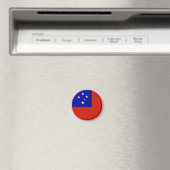 Samoa-Flagge Magnet (In Situ (Geschirrspüler))