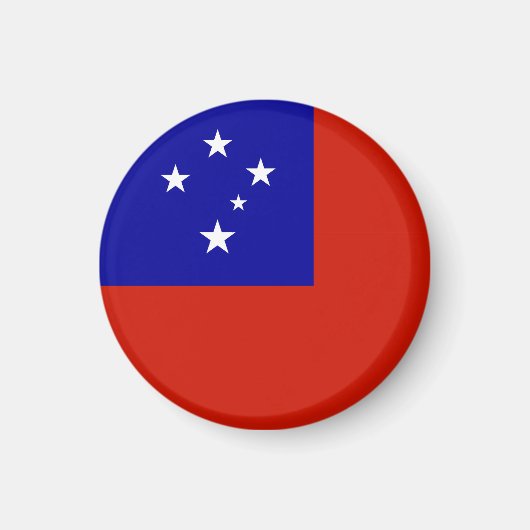 Samoa-Flagge Magnet (Vorne)