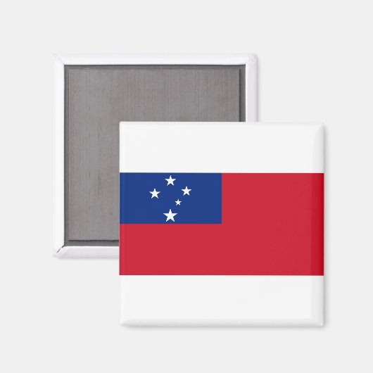 Samoa-Flagge Magnet (Vorderseite/Rückseite)