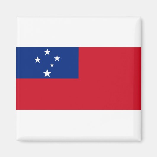 Samoa-Flagge Magnet (Vorne)