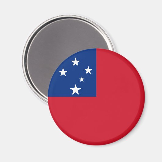 Samoa-Flagge Magnet (Vorderseite/Rückseite)