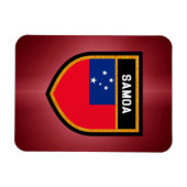 Samoa-Flagge Magnet (Horizontal)