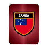 Samoa-Flagge Magnet (Vertikal)
