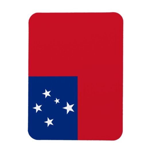 Samoa-Flagge Magnet (Vertikal)