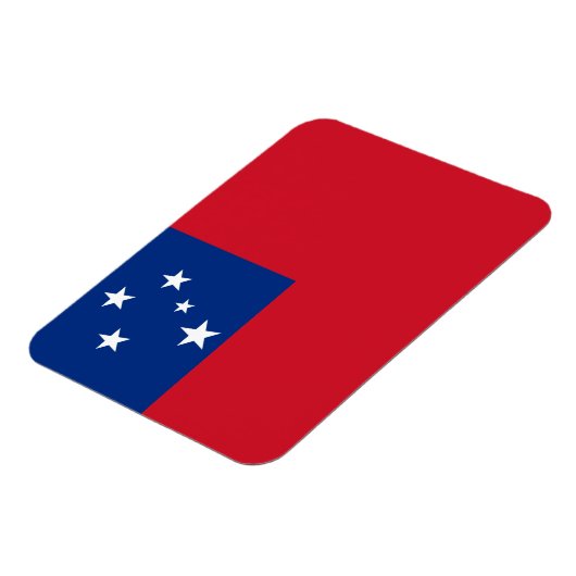 Samoa-Flagge Magnet (Linke Seite)