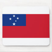 Samoa-Flagge Mousepad (Vorne)