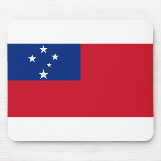 Samoa-Flagge Mousepad (Vorne)