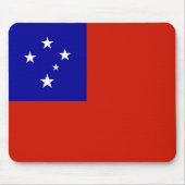 Samoa-Flagge Mousepad (Vorne)