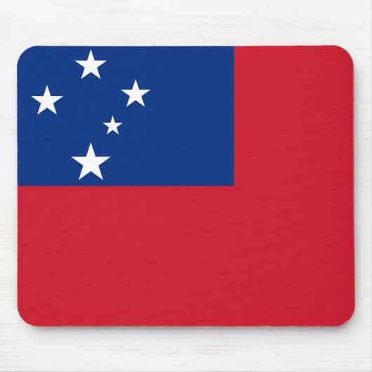 Samoa-Flagge Mousepad (Vorne)