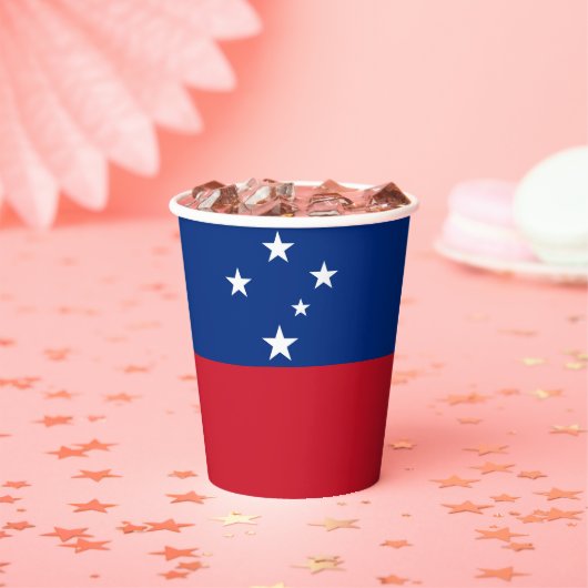 Samoa-Flagge Pappbecher (Insitu)