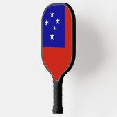 Samoa-Flagge Pickleball Schläger (Links)