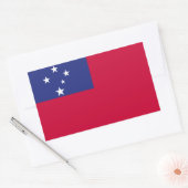 Samoa-Flagge Rechteckiger Aufkleber (Umschlag)