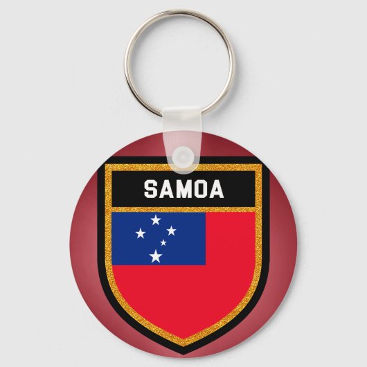 Samoa-Flagge Schlüsselanhänger (Vorderseite)