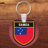 Samoa-Flagge Schlüsselanhänger (Vorderseite)