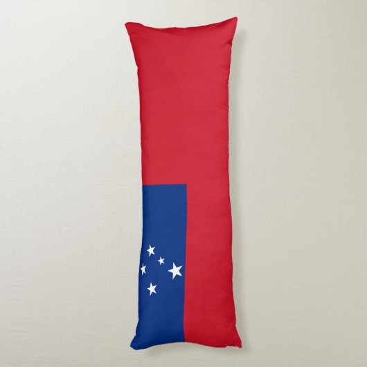 Samoa-Flagge Seitenschläferkissen (Rückseite (Vertikal))