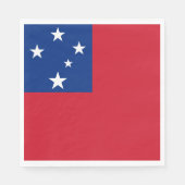 Samoa-Flagge Serviette (Vorderseite)