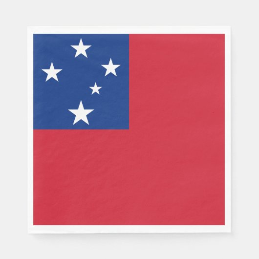 Samoa-Flagge Serviette (Vorderseite)