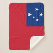 Samoa-Flagge Sherpadecke (Vorderseite)