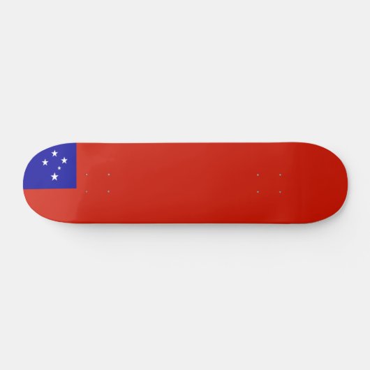 Samoa-Flagge Skateboard (Horizontal)