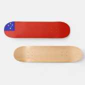 Samoa-Flagge Skateboard (Horizontal)